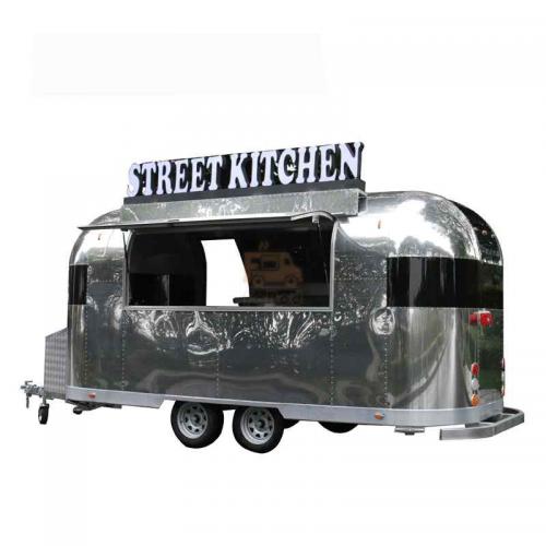 Airstream Food Van 17ft Shipping Container Food Trailer With Deep Fryer Coffee Van Pizza Ice Trailer