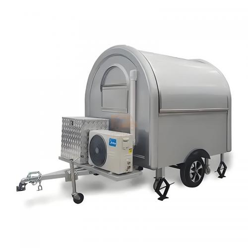 Barbecue Trailers For Sale LOGO Can Be Customized Mini Coffee Cart Pizza Trailers Trucks Mobile Food Trailer
