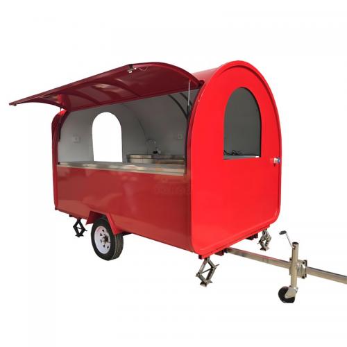 Bbq Food Trailer Color Can Be Customized Ce Certificate Mobile Fast Food Van Coffee Carts Food Trailer For Sale