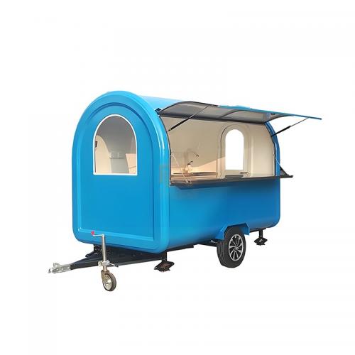 Bbq Trailer For Sale Color Customized Fast Food Round Trailers Various Styles Stainless Steel Fiberglass Body