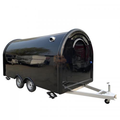Concession Food Trailer For Sale Kitchenware Customized China Hot Selling Fast Street Mobile Round Food Trailer