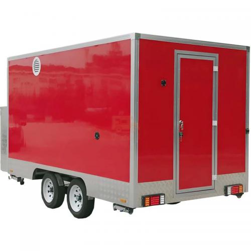 Concession Food Trailer Custom BBQ Coffee Cart Hot Dog Ice Cream Mobile Food Truck With Fully Equipped