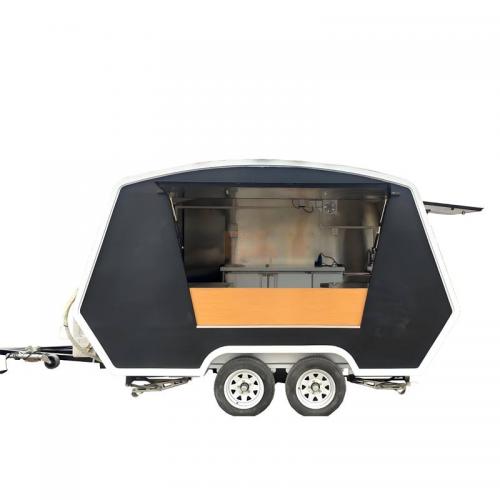 Drink Water Trailers Customized Mobile Fruit Juice Drink Trailer