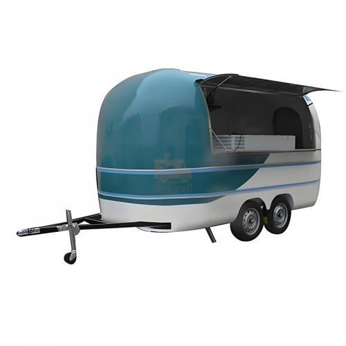 Food Concession Trailer 2025 14ft Best Selling Outdoor Concession Mobile Fast Food Trailer