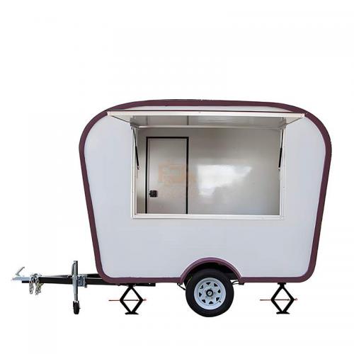 Food Grade Trailer Mobile Catering BBQ Fast Food Trucks Customizable Food Trailers For Sale