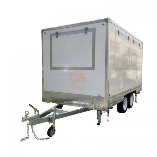 Food Trailer For Sale Coffee Square Food Concession Trailer With Kitchen Equipment