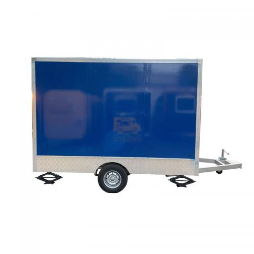 Food Trucks And Trailers Custom-Built Customizable LOGO Fast Delivery Square Food Trailers