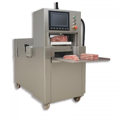 Frozen Pork Roll Cutter Machine Commercial Meat Slicing Blade Machine