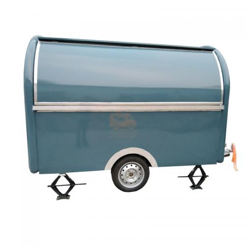 Round Rock Food Trailer For Sale Kitchenware Customized Mini Mobile Street Round Roof Food Vending Trailer
